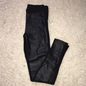 Zara Leather Leggings